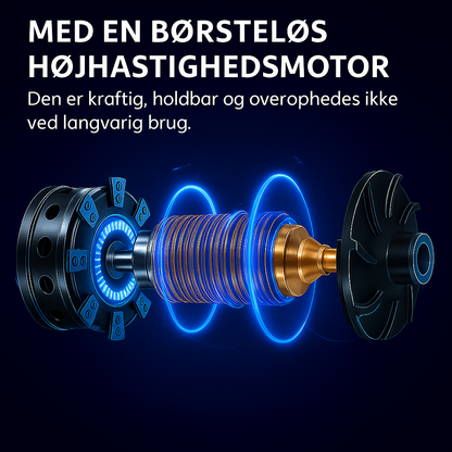 LeafBreeze™ | Trådløs blæser til hurtig oprydning af blade, snavs, støv og hverdagsaffald