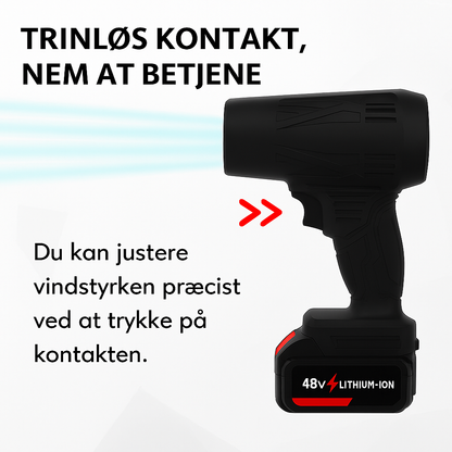 LeafBreeze™ | Trådløs blæser til hurtig oprydning af blade, snavs, støv og hverdagsaffald