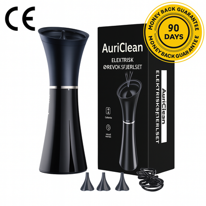 AuriClean™ | Elektrisk Ørevoksfjerningssæt