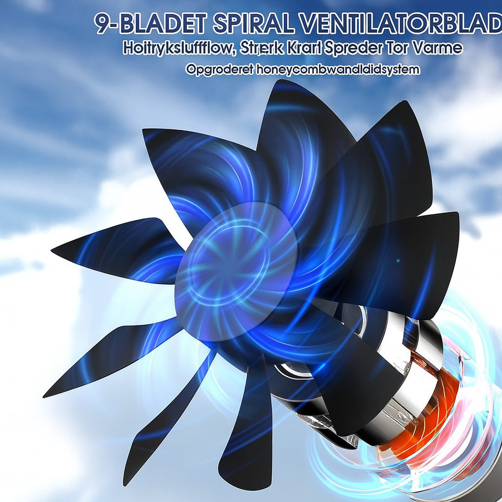 MiniCool™ | Bærbar Aircondition med Køle- og Fugtfunktioner