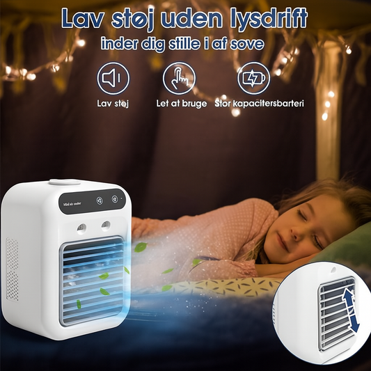 MiniCool™ | Bærbar Aircondition med Køle- og Fugtfunktioner