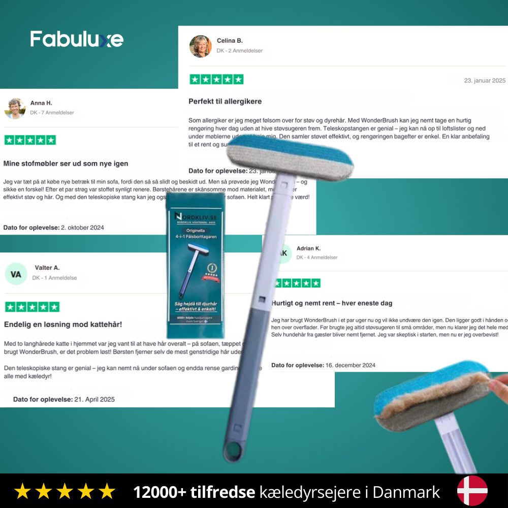 WonderBrush™ | Den originale multifunktionelle pelsfjerner