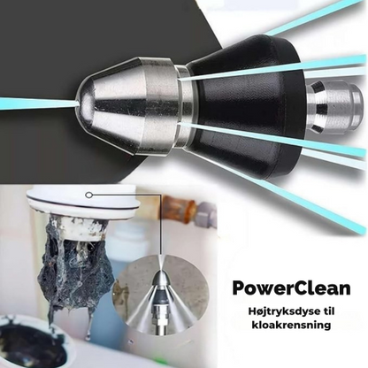 PowerClean™ | Højtryksdyse til kloakrensning