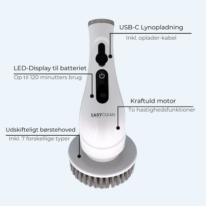 EasyClean™ Pro | Den ultimative rengøringsbørste til hurtig og effektiv rengøring!
