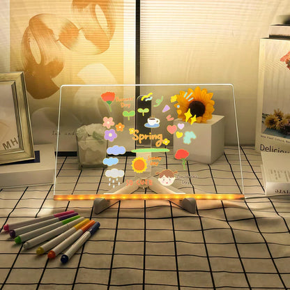 IllumiBoard™ | Lysende LED-tegne- og skrivetavle til børn og virksomheder