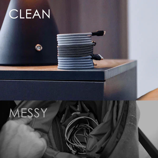 MagCable™ 1.5 mtr | Magnetisk anti-fnidderkabel 1+1 GRATIS