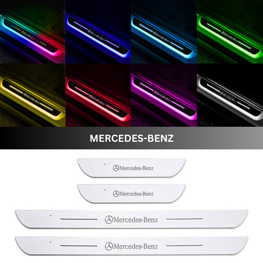 IllumiDrive™ | LED-indstigningslys til bil – magnetisk montering & skiftende farver med dit logo