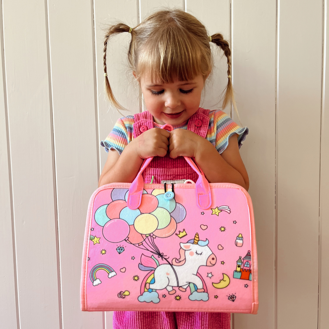 BusyBoard™ | Skærmfri læringsbog der udvikler dit barns fantasi og motorik