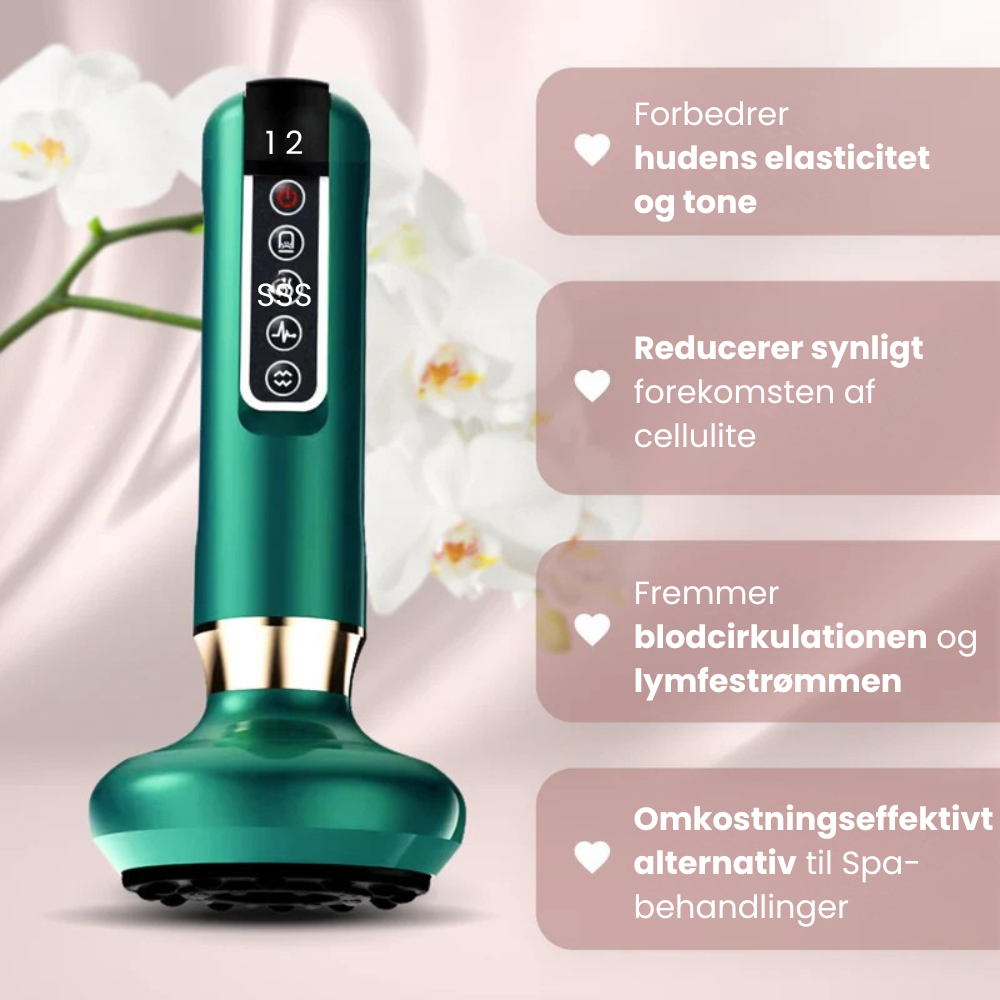 CelluSculpt™ | 4-i-1 -massageapparat med cupping, infrarød og varme – reducerer cellulite og strækmærker synligt