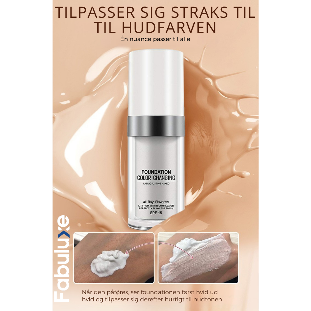 TrueTone™ | Farvevekslende foundation - Kun 1 farve til alle hudtoner!