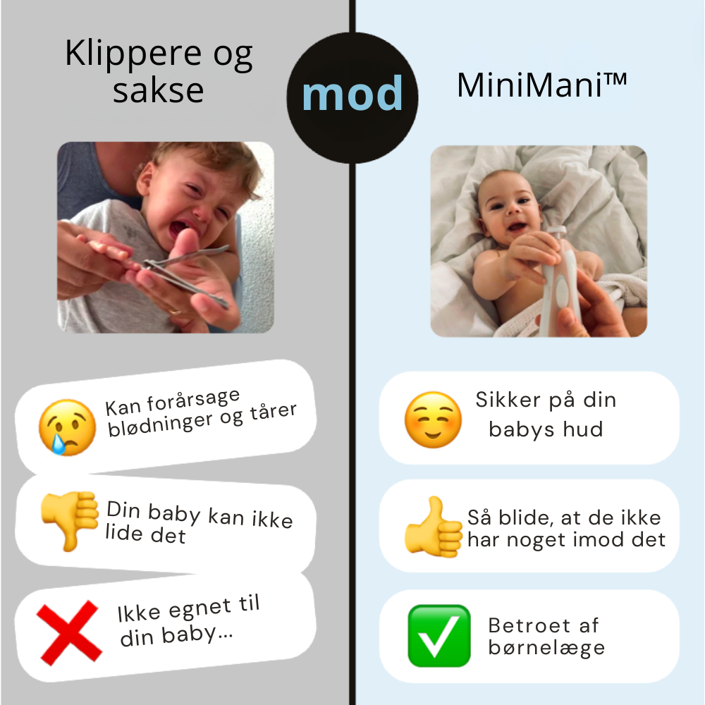 MiniMani™ | Negleklipningssæt til din baby og til dig