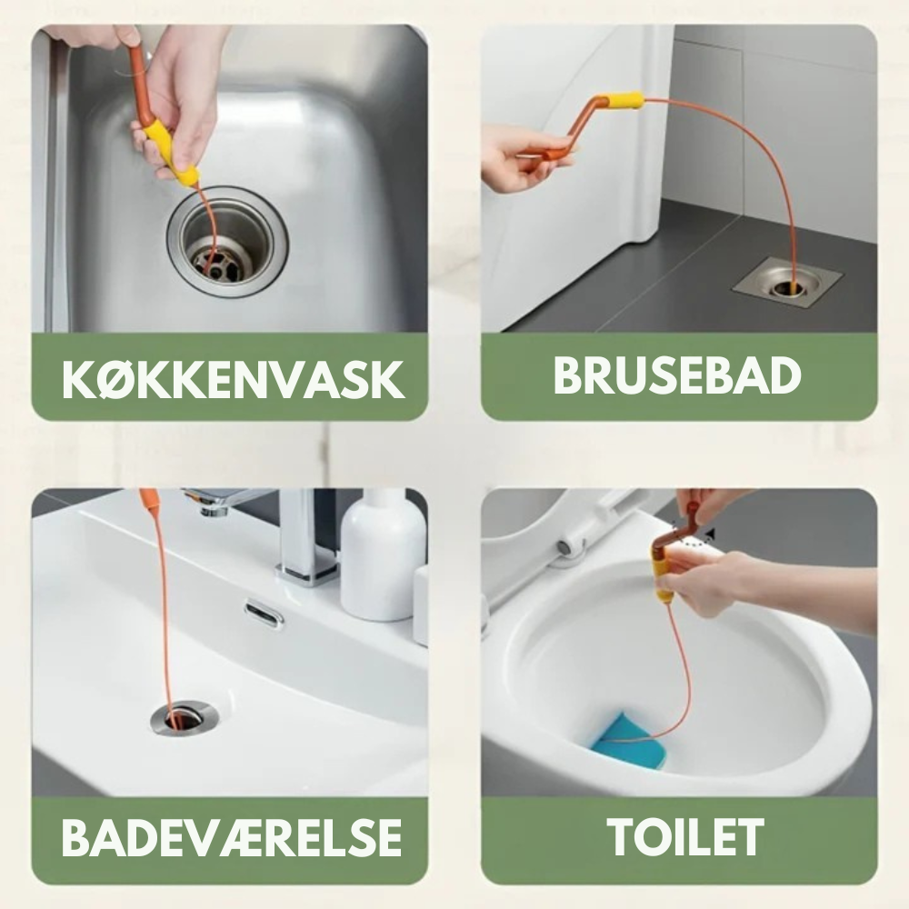 ClogStop™ | Holder afløbene rene uden besvær