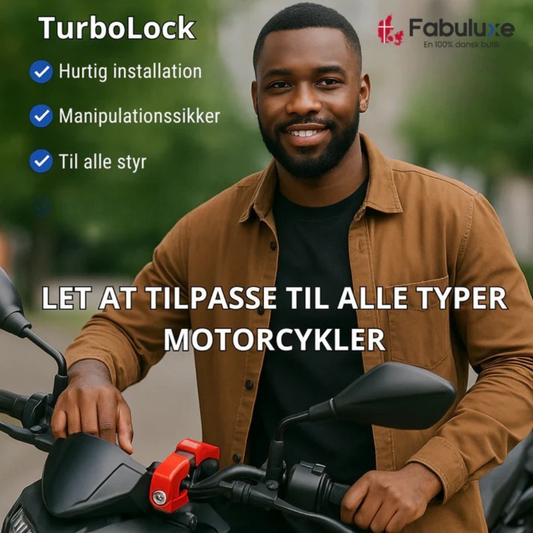 TurboLock™ | Den ultimative sikkerhed til din motorcykel - beskyt den på få sekunder