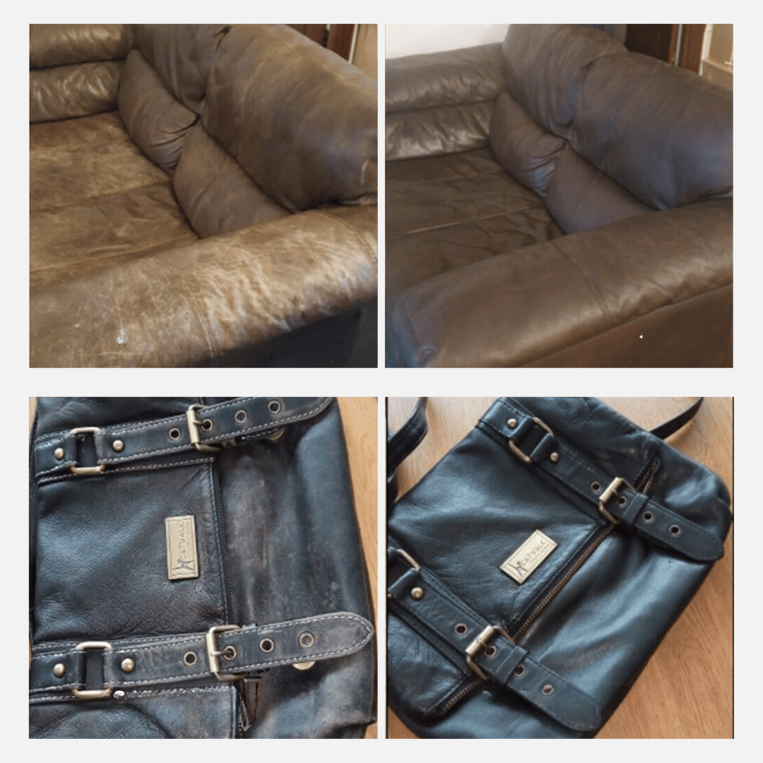 LeatherGlow™ | Læder- og Møbelreparationssalve + Applikatorbørste