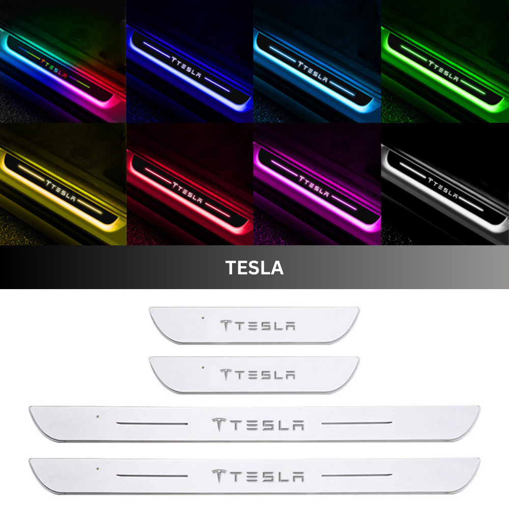 IllumiDrive™ | LED-indstigningslys til bil – magnetisk montering & skiftende farver med dit logo