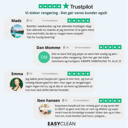 EasyClean™ Pro | Den ultimative rengøringsbørste til hurtig og effektiv rengøring!