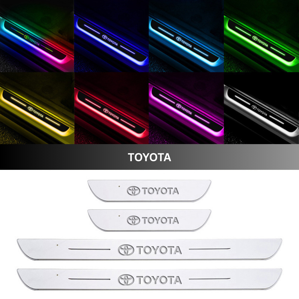 IllumiDrive™ | LED-indstigningslys til bil – magnetisk montering & skiftende farver med dit logo