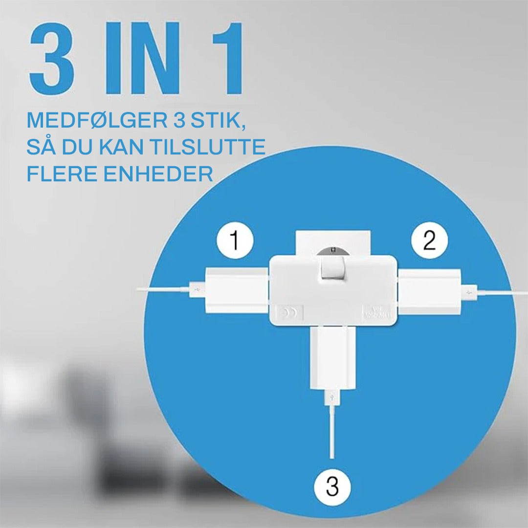 TwistPlug™ | 180° drejeligt stik for nem adgang på trange steder.