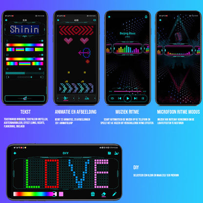 LEDsLook™ | Neonfarvede solbriller med Smilys