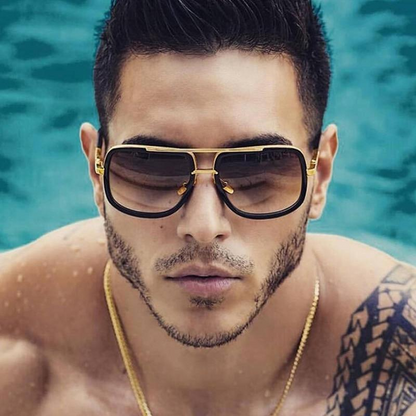 Blayze™ | Polariserede UV400 Retro-solbriller med stort firkantet stel til luksusstil