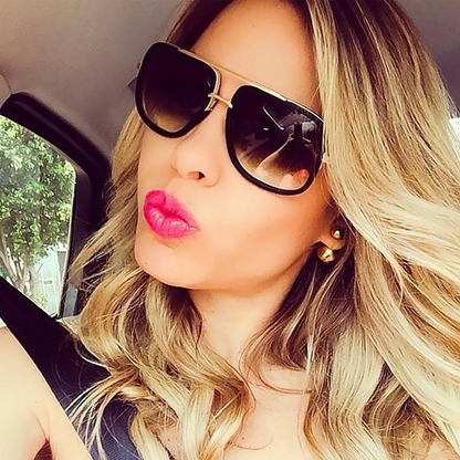 Blayze™ | Polariserede UV400 Retro-solbriller med stort firkantet stel til luksusstil