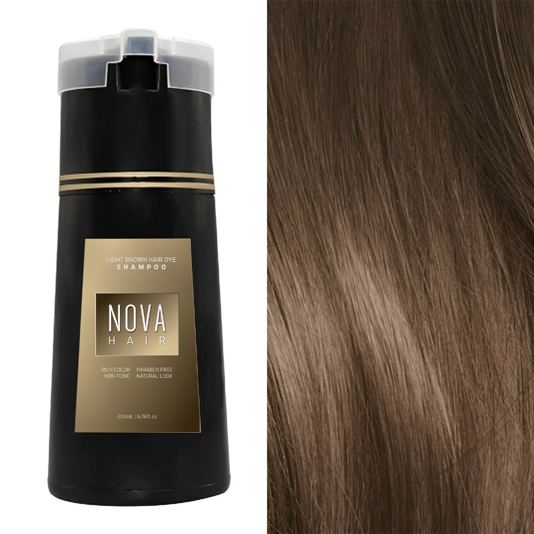 NovaHair™ | Quick Hair Colour Instant Dye Shampoo til mænd og kvinder