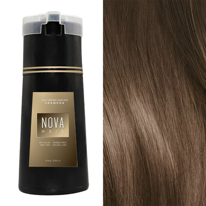 NovaHair™ | Quick Hair Colour Instant Dye Shampoo til mænd og kvinder