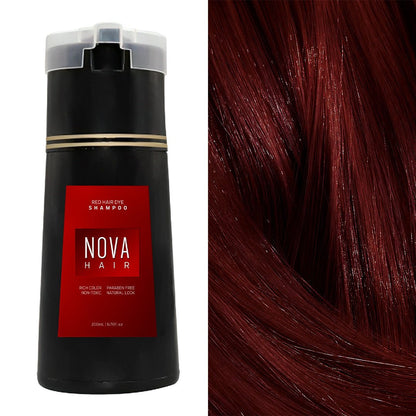 NovaHair™ | Quick Hair Colour Instant Dye Shampoo til mænd og kvinder
