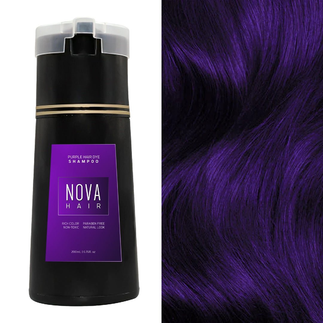 NovaHair™ | Quick Hair Colour Instant Dye Shampoo til mænd og kvinder