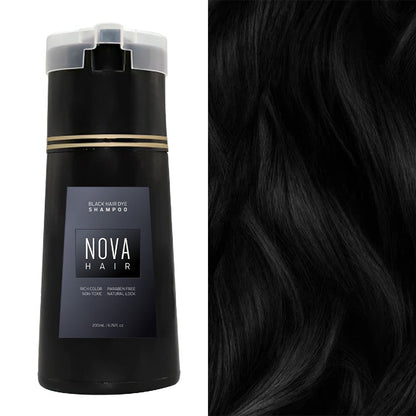 NovaHair™ | Quick Hair Colour Instant Dye Shampoo til mænd og kvinder