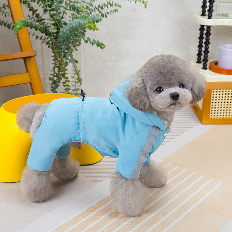 ThermoDog™ | Vandtæt vinterjakke til hunde med D-ring