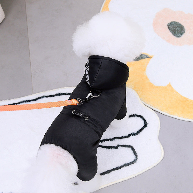 ThermoDog™ | Vandtæt vinterjakke til hunde med D-ring