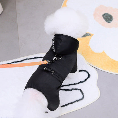 ThermoDog™ | Vandtæt vinterjakke til hunde med D-ring