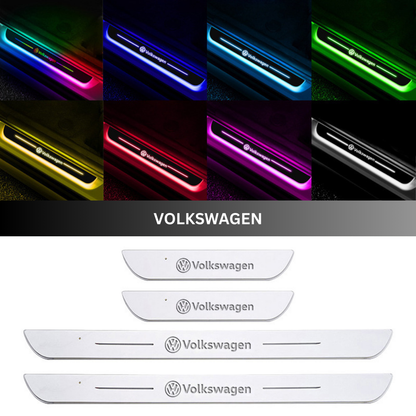 IllumiDrive™ | LED-indstigningslys til bil – magnetisk montering & skiftende farver med dit logo